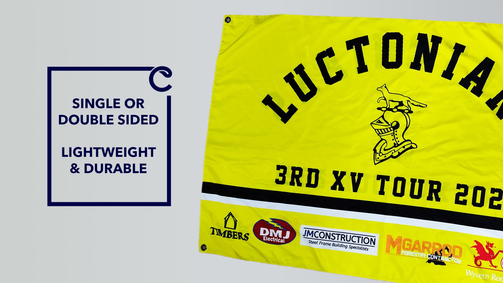 CLIFTON Foxtrot Custom Printed Flags